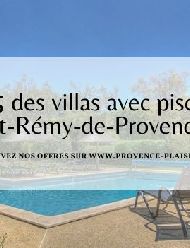 Top 5 des villas avec piscine à Saint-Rémy-de-Provence