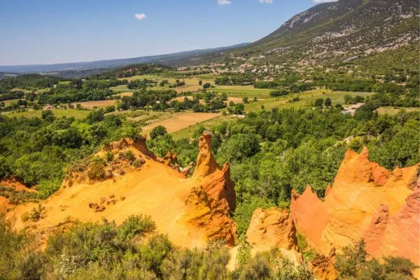 carrière d'ocre roussillon