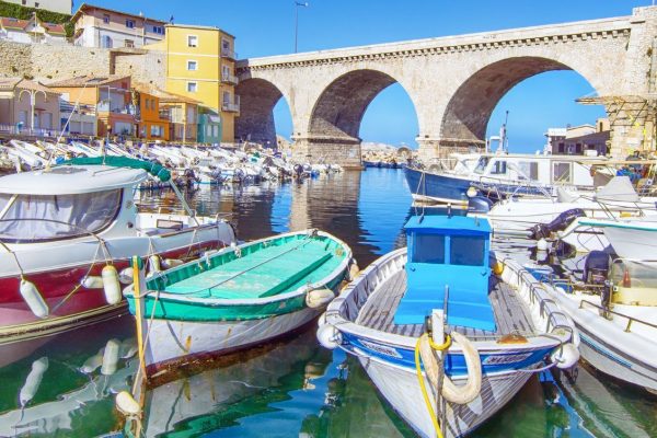 The Vallon des Auffes is a little traditional fishing haven in Marseille, France