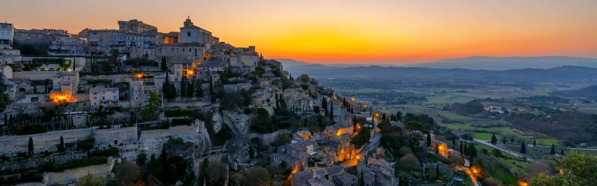 Gordes small medieval town in Provence, Luberon, Vaucluse, France