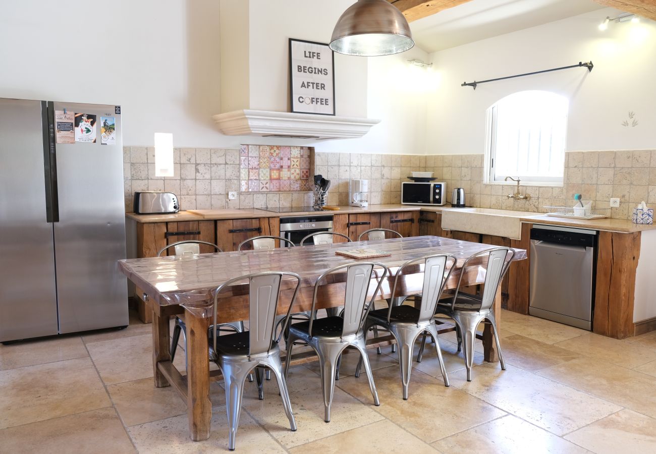 House in Aureille - Vacation rental house with pool AUREILLE LS1-406