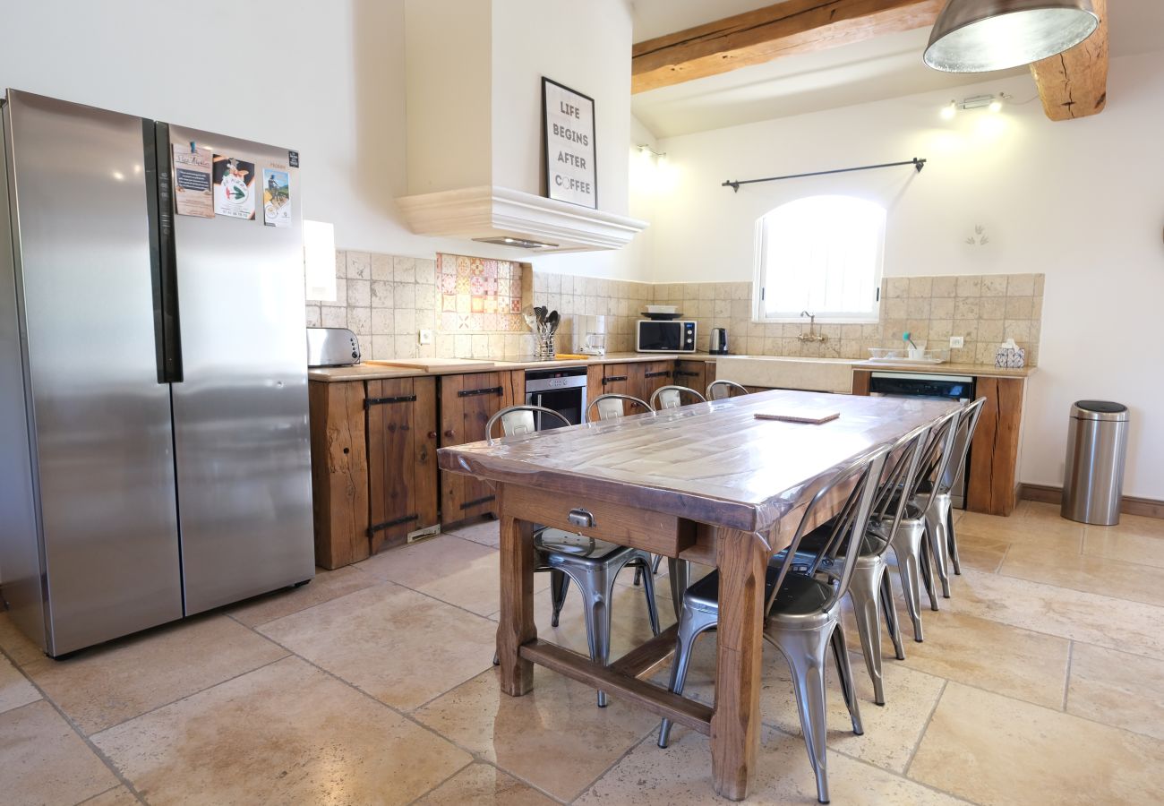 House in Aureille - Vacation rental house with pool AUREILLE LS1-406