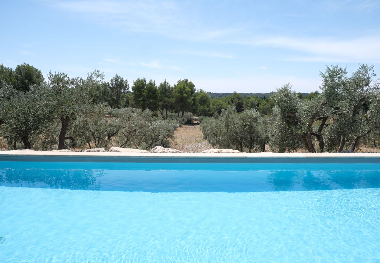 Villa in Mouriès - Villa air-conditioning heated pool Alpilles view Mouries