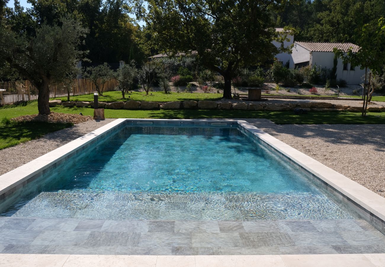 Villa in Pernes les Fontaines - Villa with heated pool and Ventoux View in Pernes