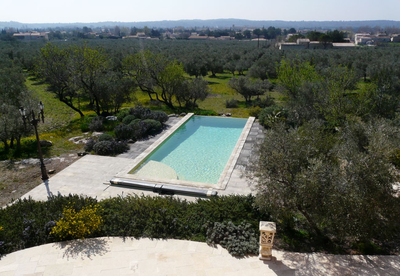 Villa à Mouriès - Location vacances maison piscine MOURIES LS1-174.