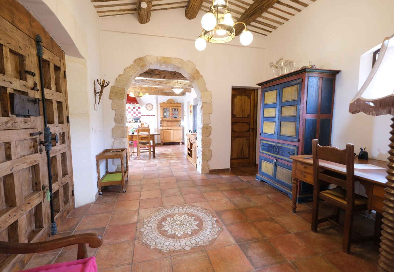 Villa à Mouriès - Location vacances maison piscine MOURIES LS1-174.