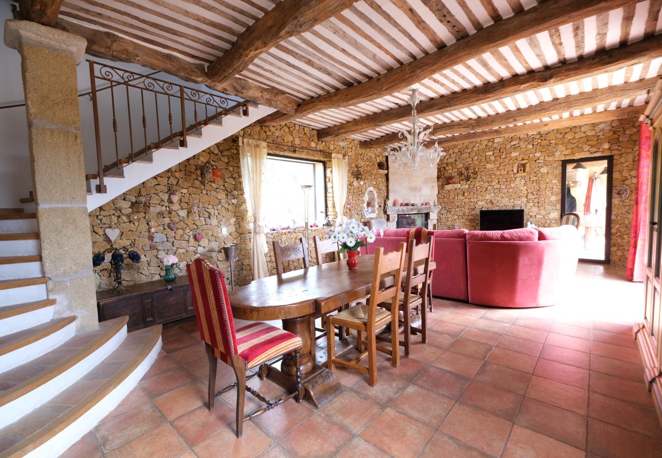 Villa à Mouriès - Location vacances maison piscine MOURIES LS1-174.