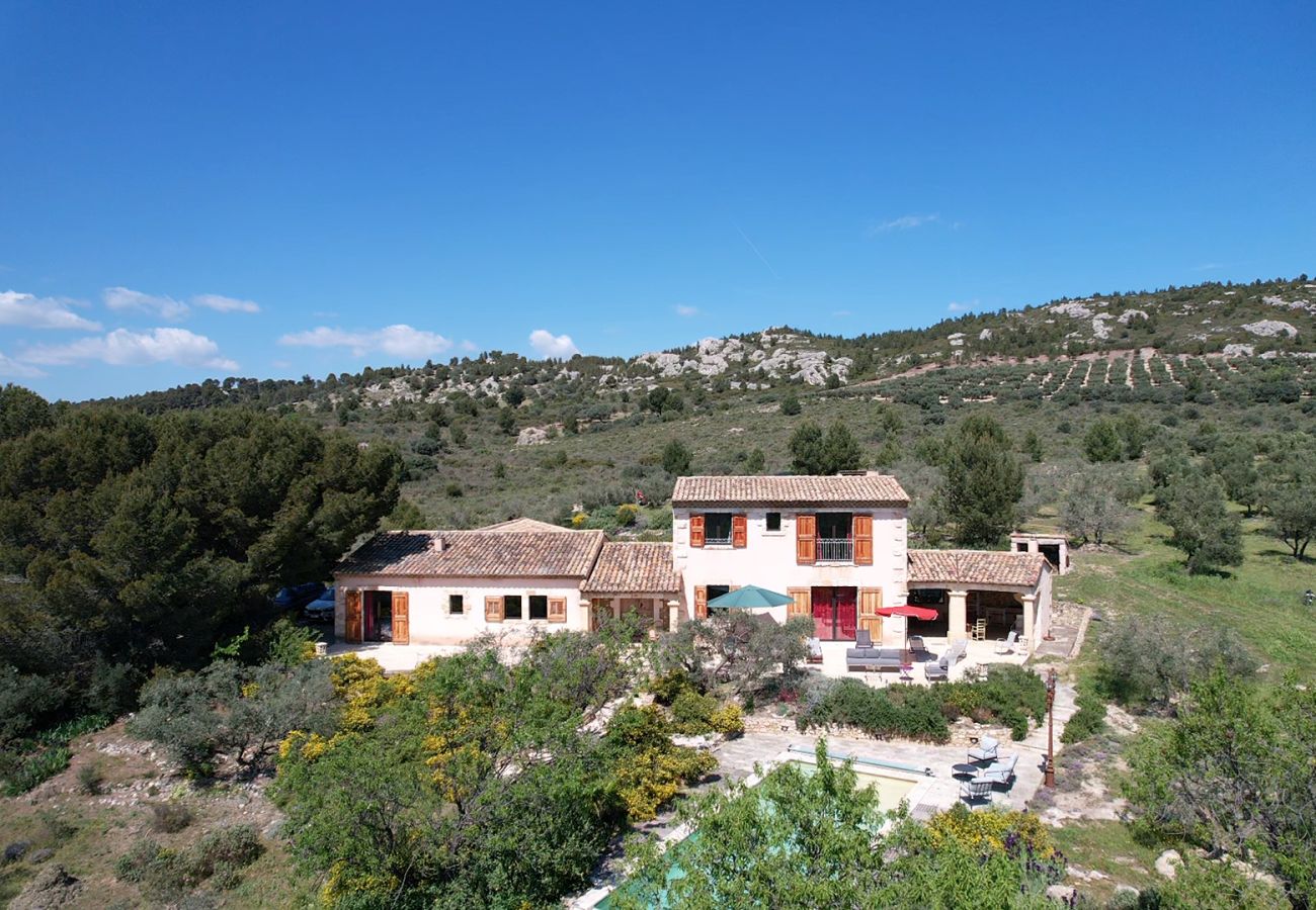 Villa à Mouriès - Location vacances maison piscine MOURIES LS1-174.