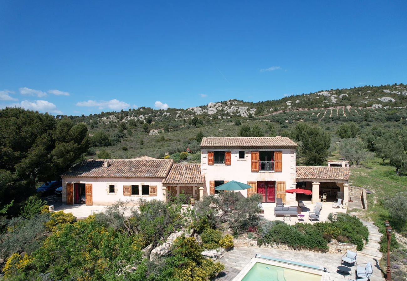 Villa à Mouriès - Location vacances maison piscine MOURIES LS1-174.