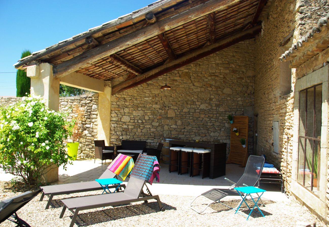 Villa à Gordes - Location vacances maison piscine GORDES LS2-107.