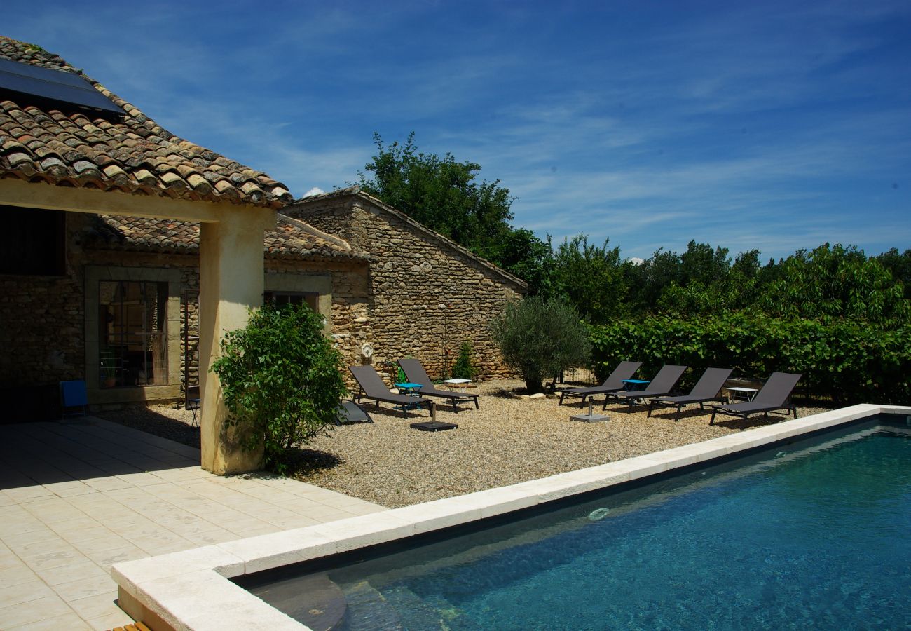 Villa à Gordes - Location vacances maison piscine GORDES LS2-107.