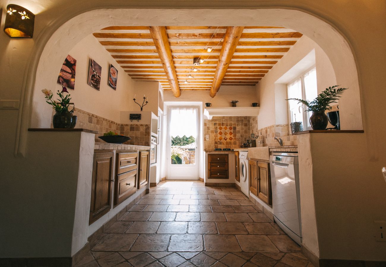 Maison à Lioux - Location vacances maison piscine LIOUX LS2-92.