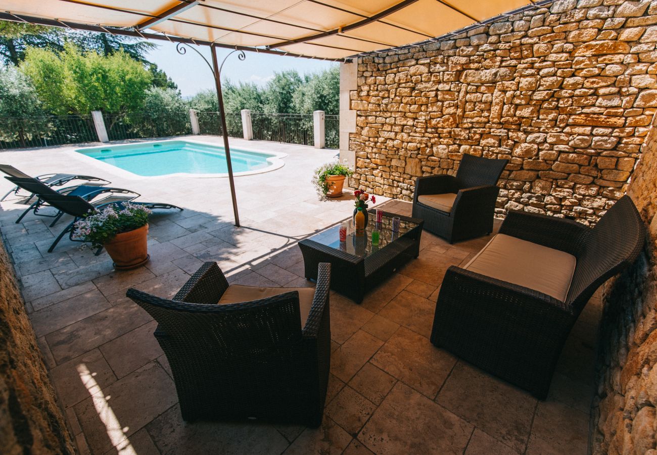 Maison à Lioux - Location vacances maison piscine LIOUX LS2-92.
