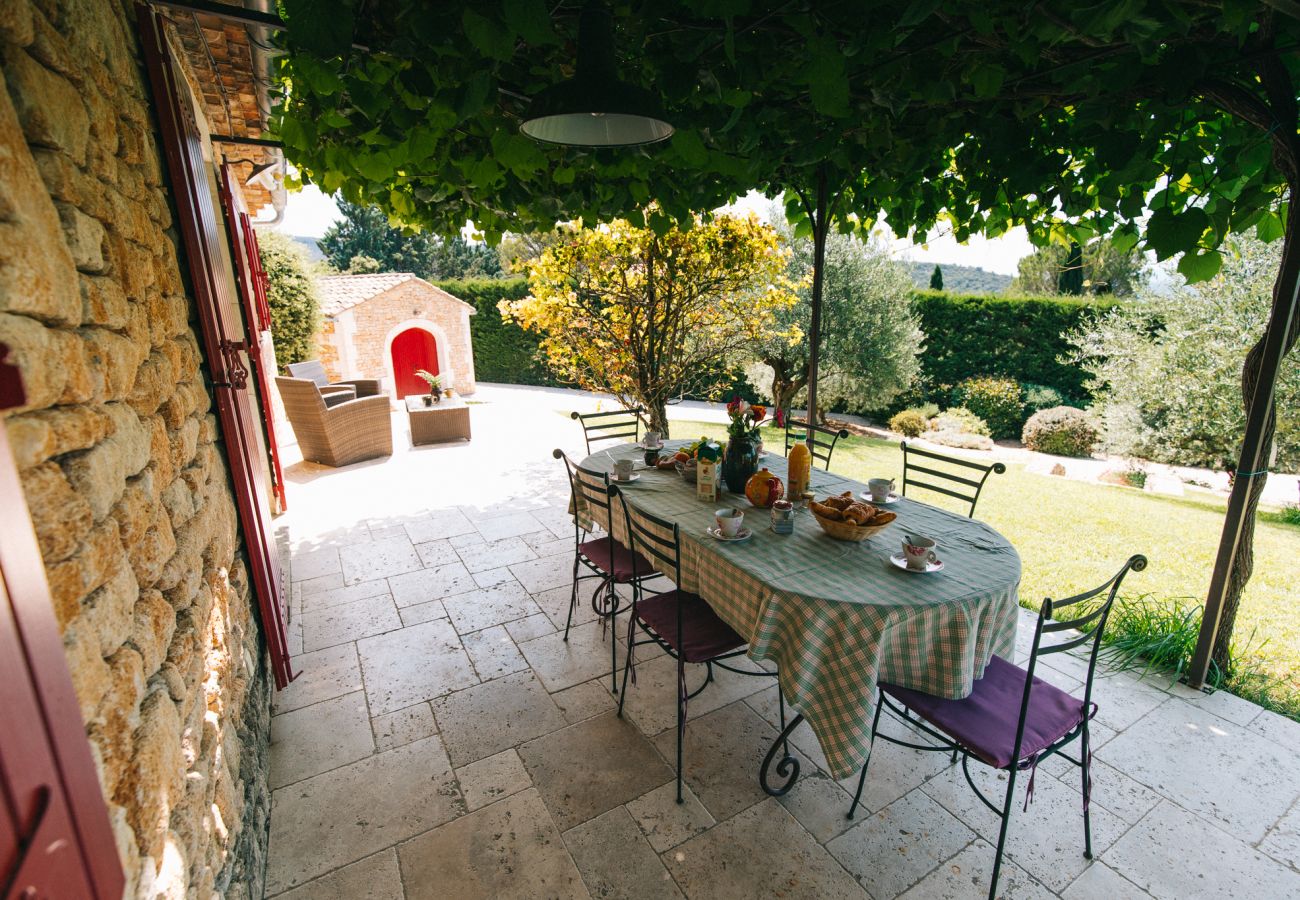Maison à Lioux - Location vacances maison piscine LIOUX LS2-92.