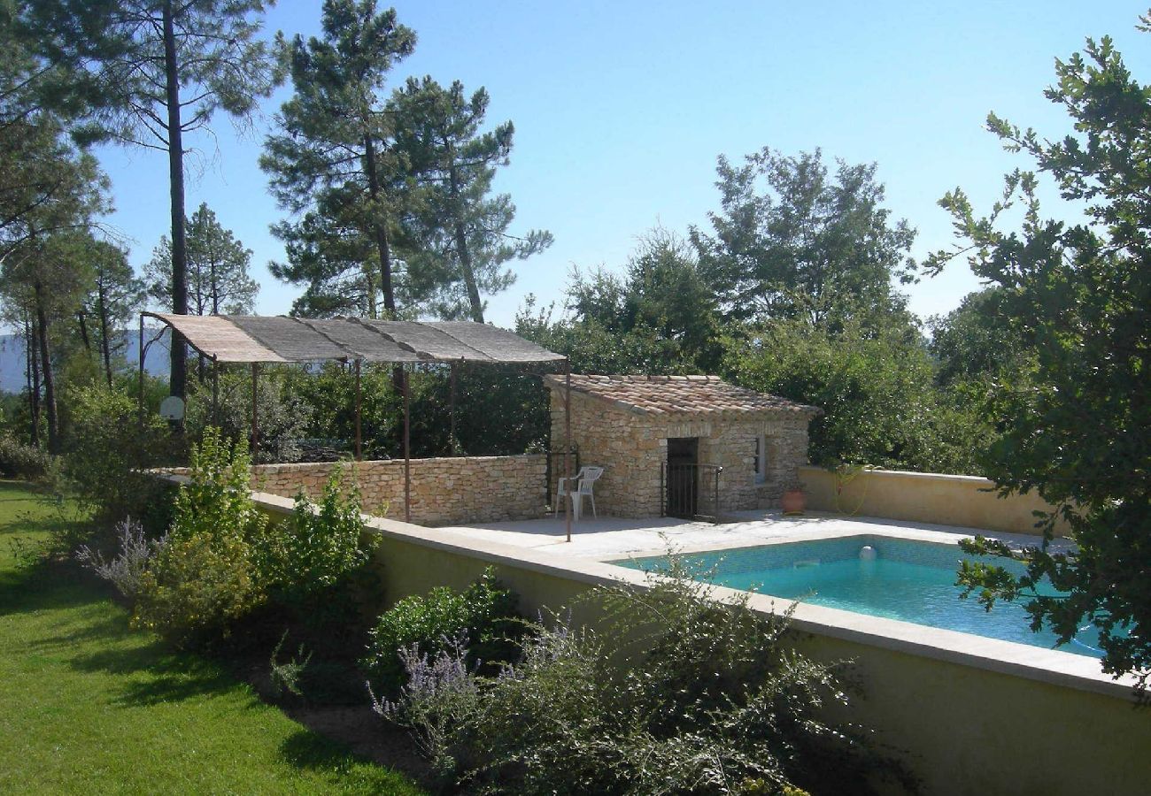 Villa à Roussillon - Location vacances maison piscine ROUSSILLON LS2-91.