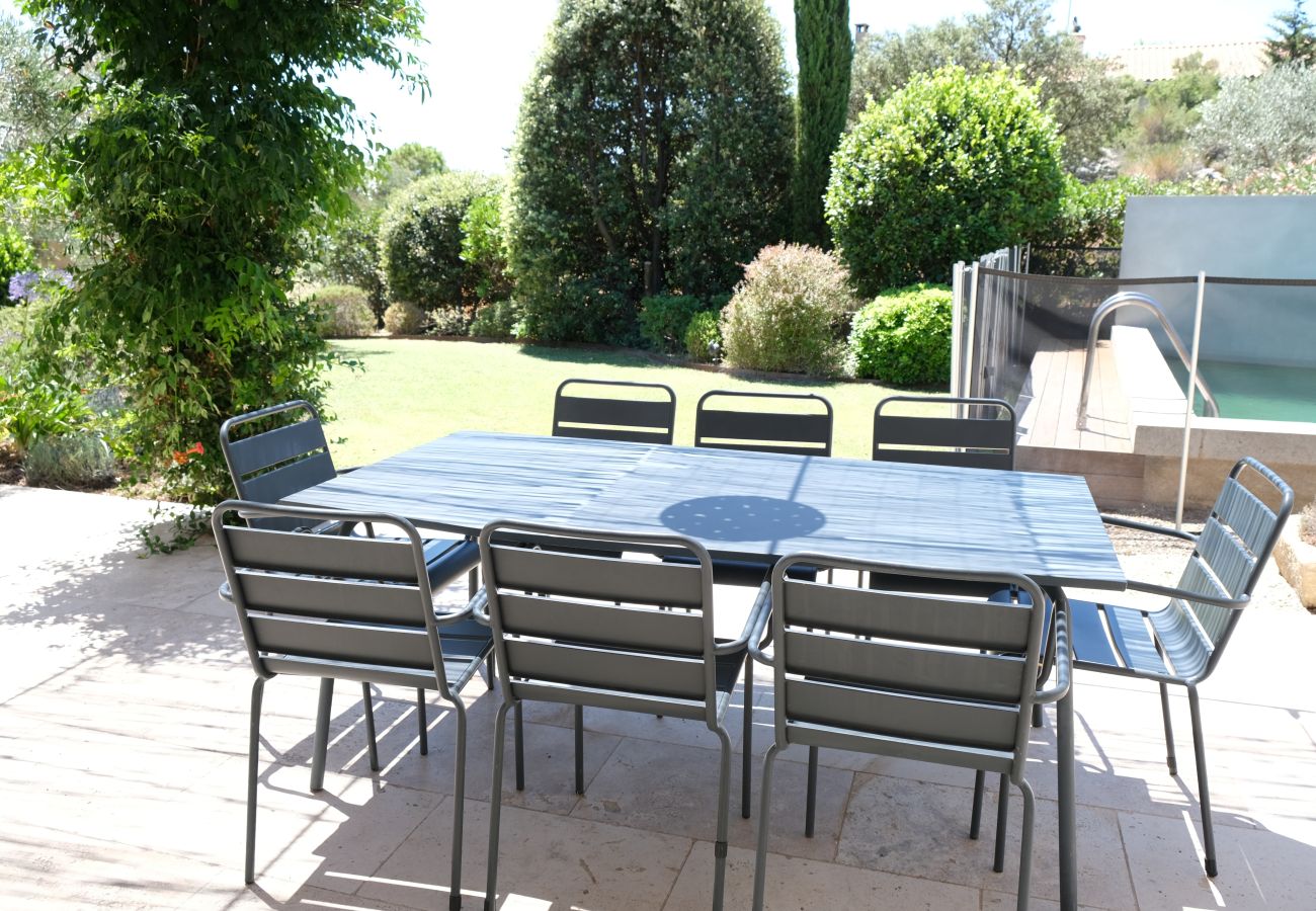 Maison à Aureille - Location vacances maison piscine AUREILLE LS1-406.