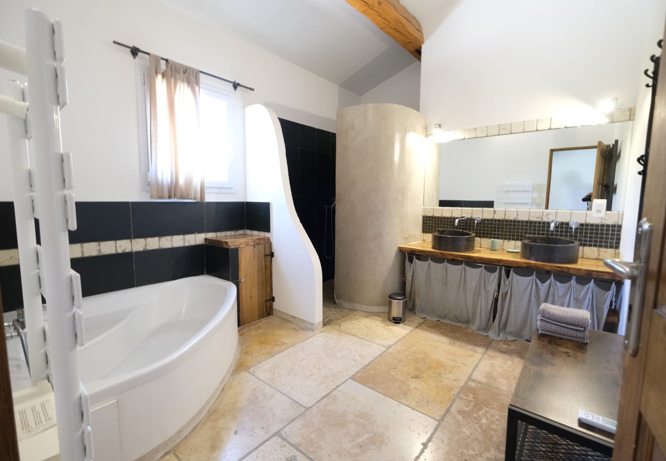 Maison à Aureille - Location vacances maison piscine AUREILLE LS1-406.
