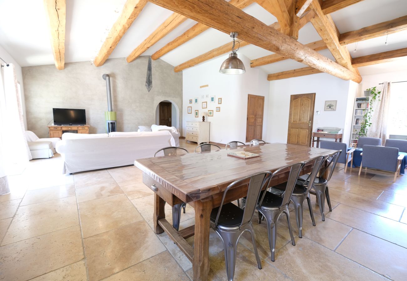 Maison à Aureille - Location vacances maison piscine AUREILLE LS1-406.