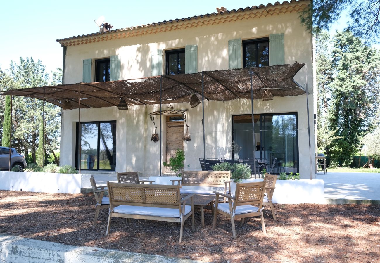 Villa à Lagnes - Location vacances maison piscine LAGNES LS2-411.