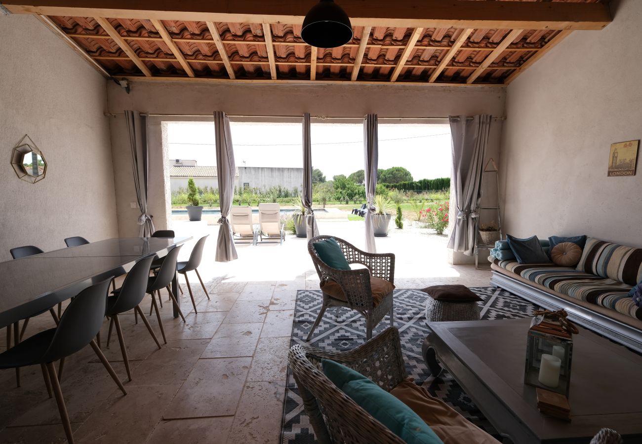 Villa à Arles - Location vacances maison piscine ARLES LS3-432.