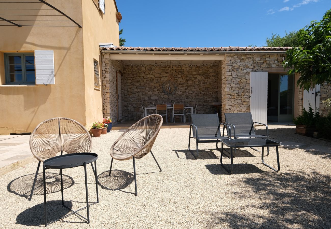 Villa à Roussillon - Location vacances piscine ROUSSILLON LS2-446.
