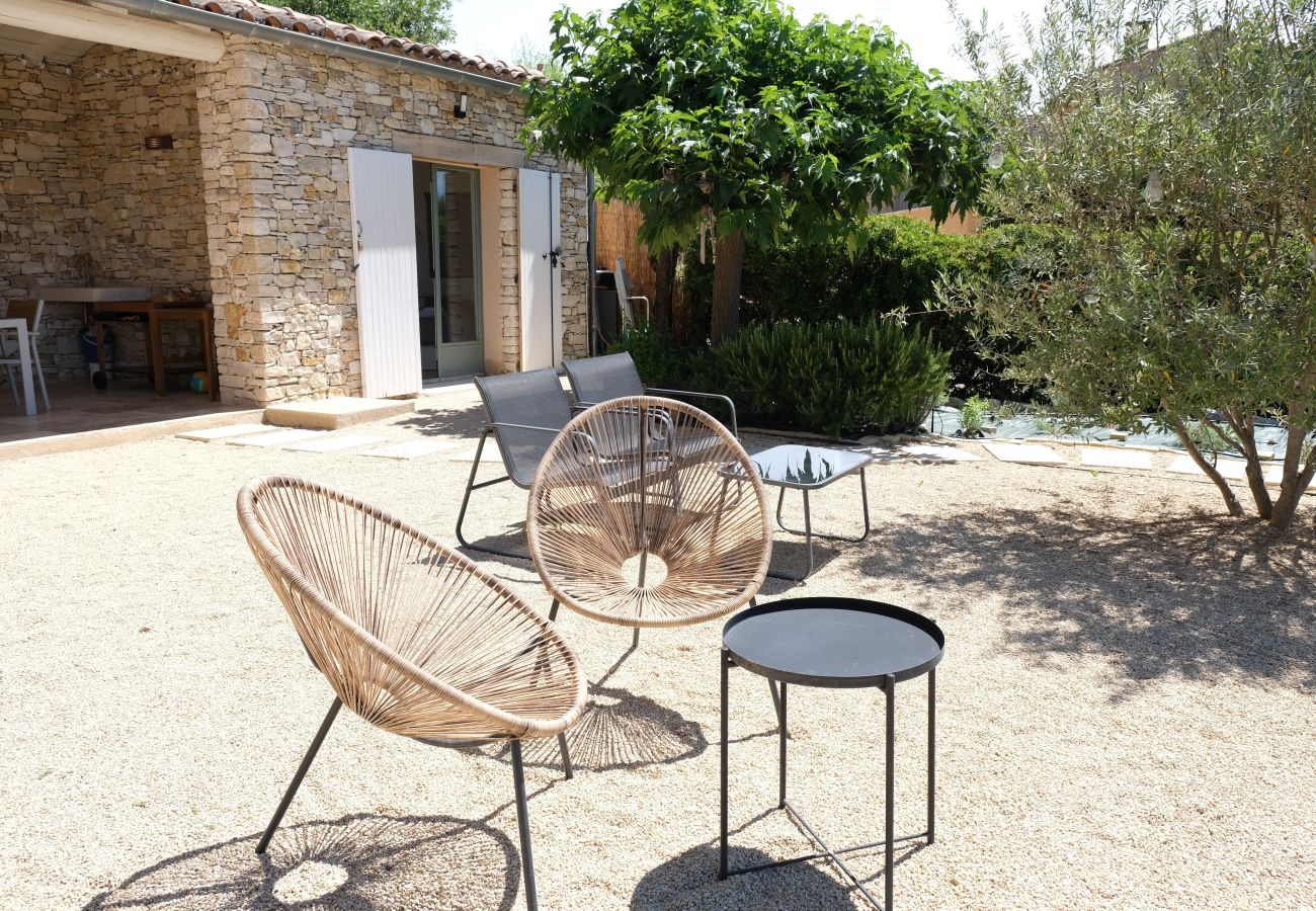 Villa à Roussillon - Location vacances piscine ROUSSILLON LS2-446.