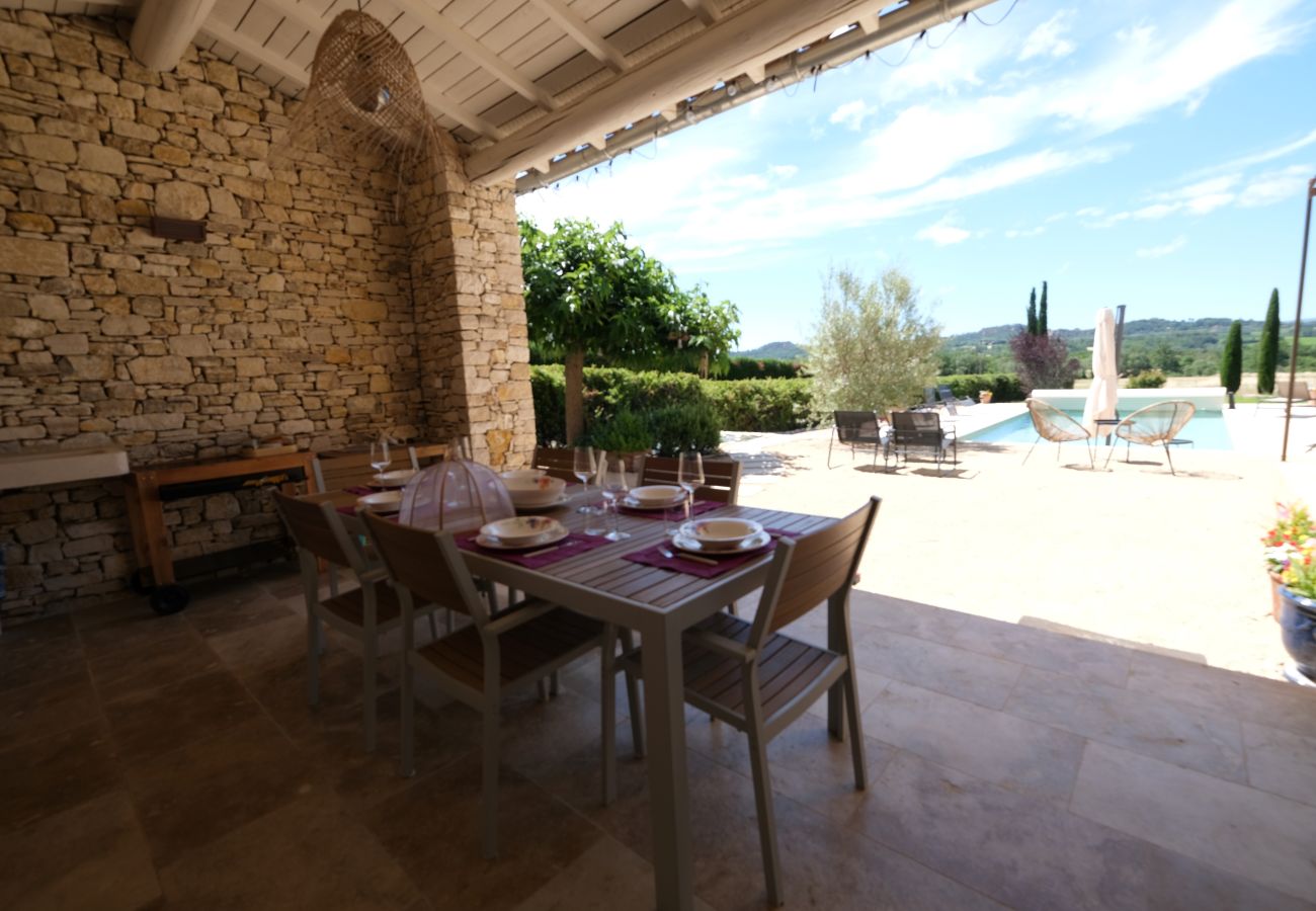 Villa à Roussillon - Location vacances piscine ROUSSILLON LS2-446.