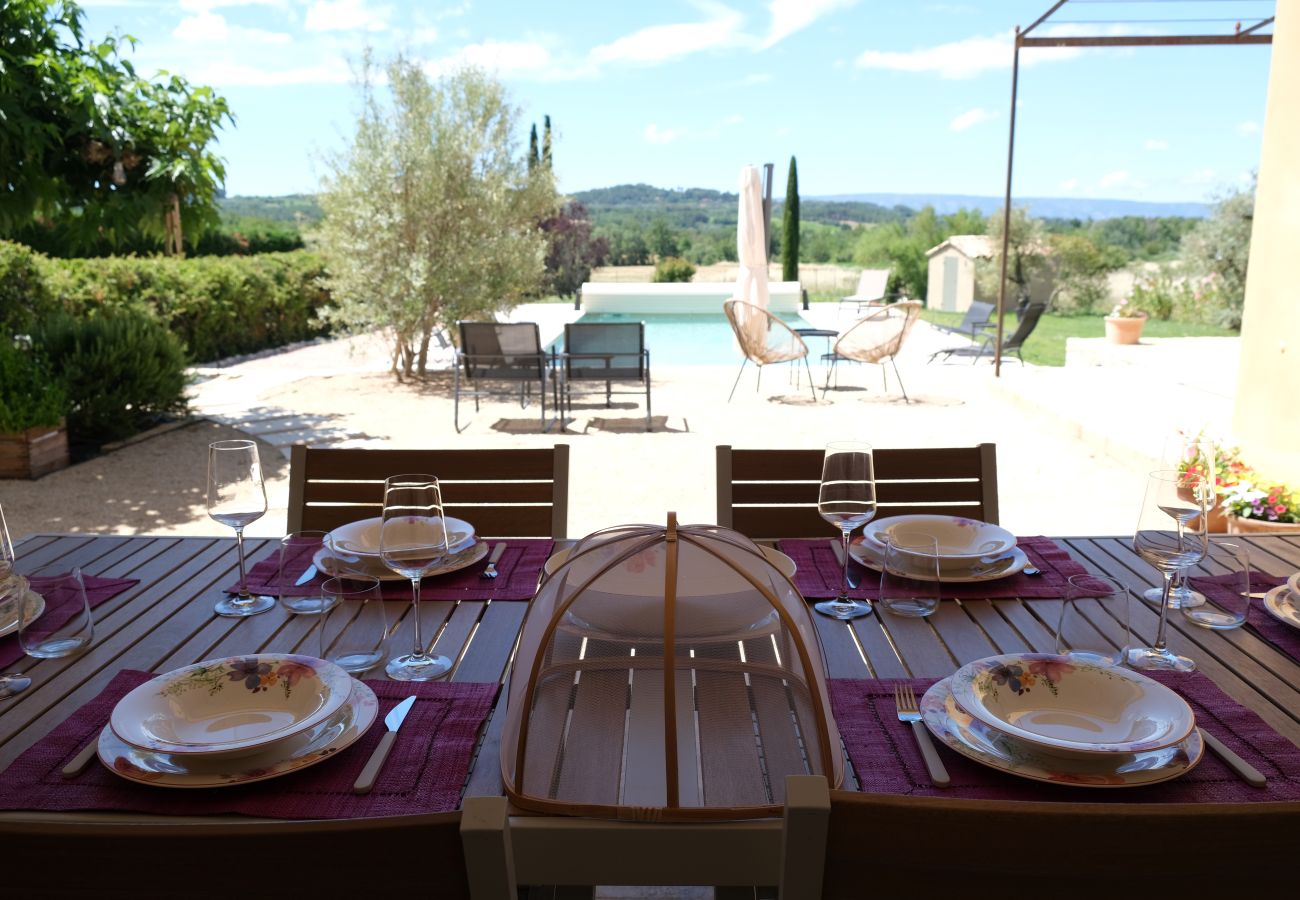 Villa à Roussillon - Location vacances piscine ROUSSILLON LS2-446.