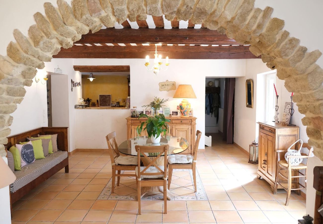 Villa à Le Beaucet - Location vacances maison piscine ALTHEN LES PALUDS  LS6-71.