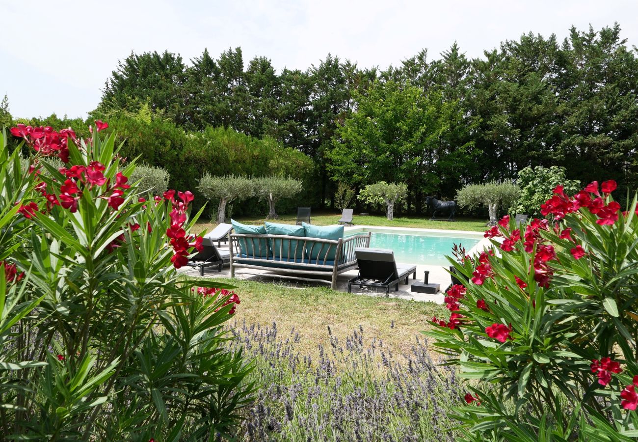 Villa à Cavaillon - Location vacances mas piscine LES VIGNERES LS2-17