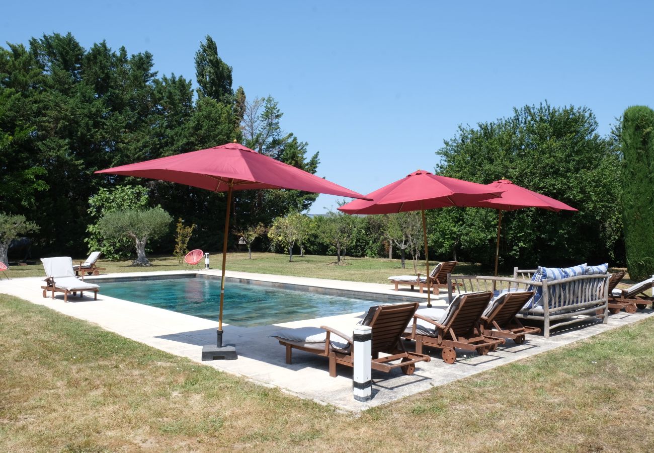 Villa à Cavaillon - Location vacances mas piscine LES VIGNERES LS2-17