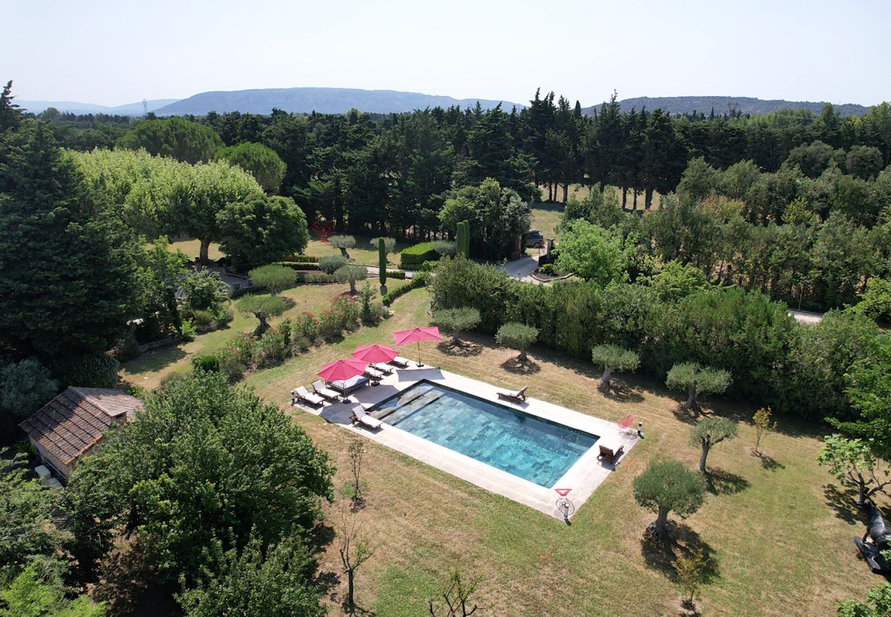 Villa à Cavaillon - Location vacances mas piscine LES VIGNERES LS2-17