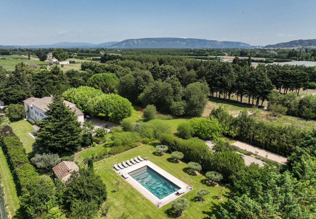 Villa à Cavaillon - Location vacances mas piscine LES VIGNERES LS2-17