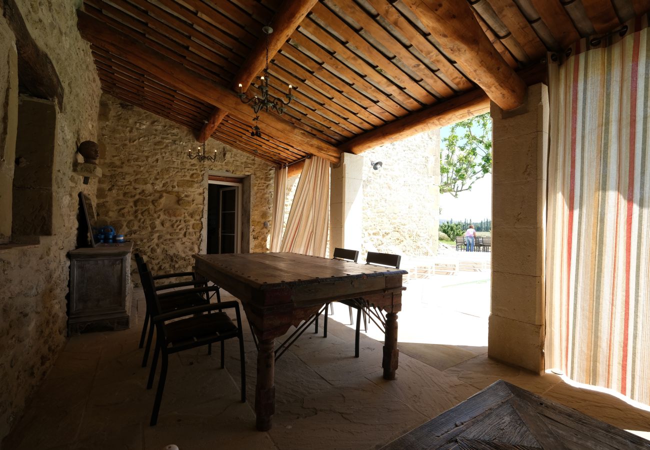 Villa à Lamanon - Location vacances maison piscine LAMANON LS1-443.
