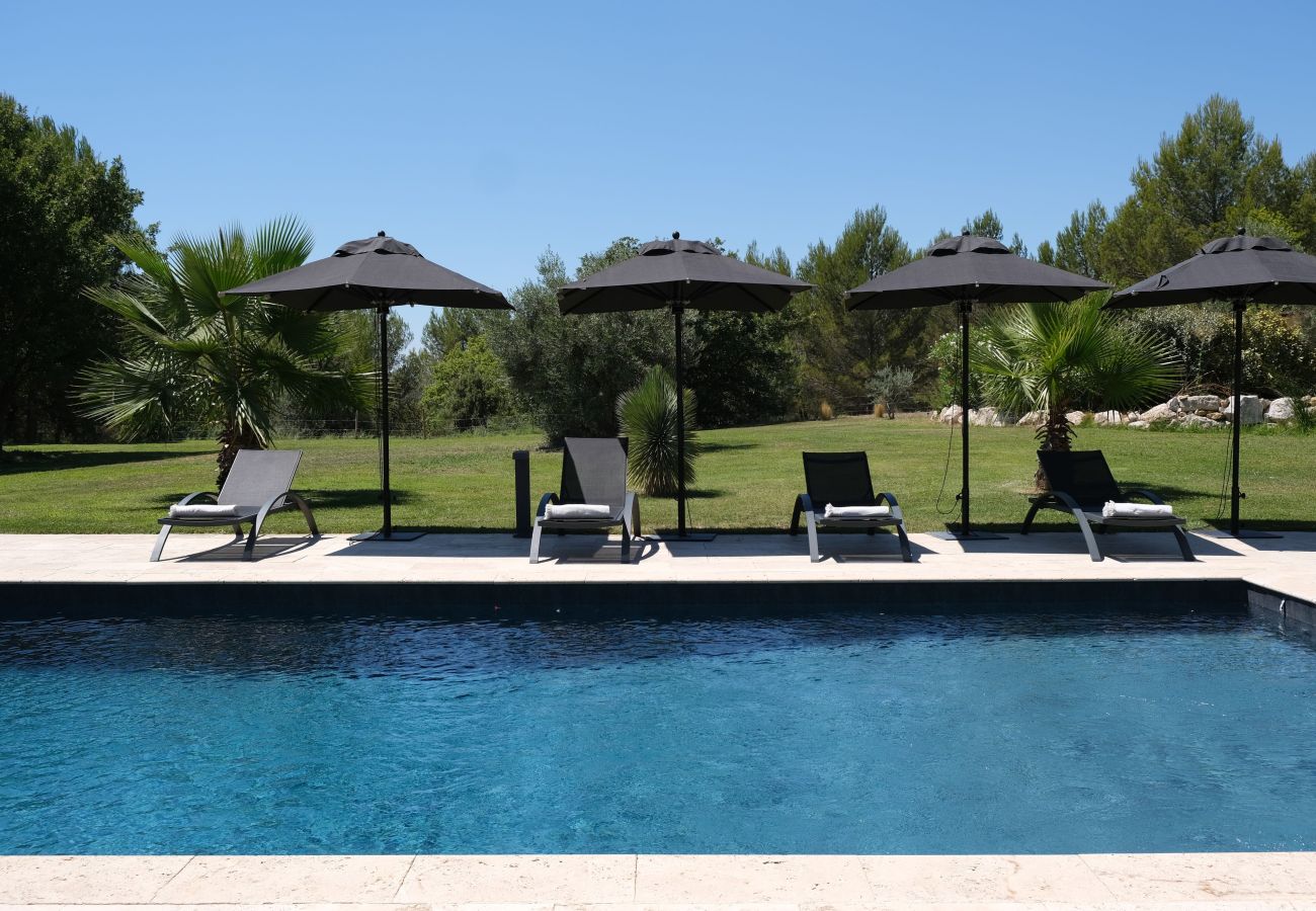 Villa à Saint-Cannat - Villa luxe climatisée piscine jolie vue Aix en Provence