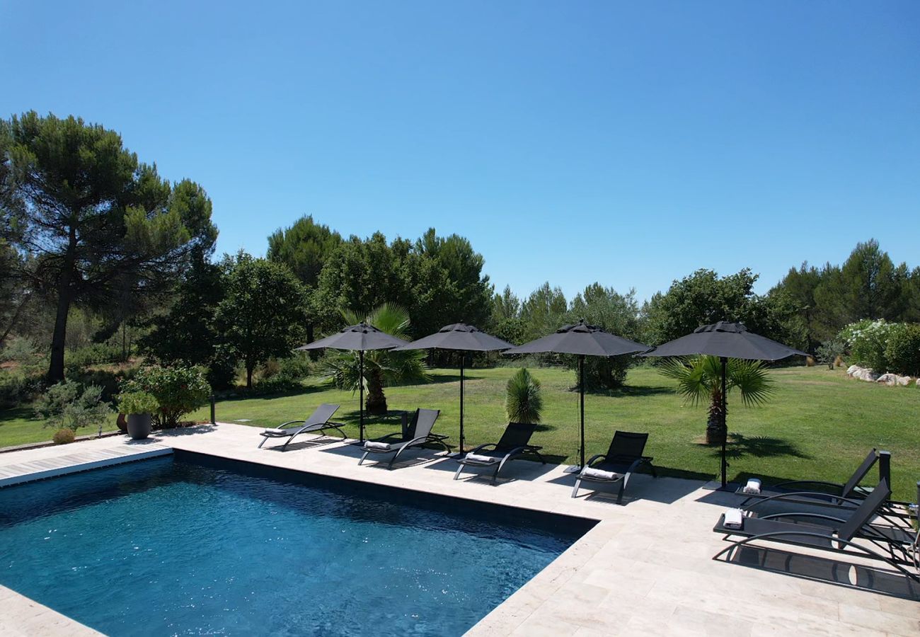 Villa à Saint-Cannat - Villa luxe climatisée piscine jolie vue Aix en Provence