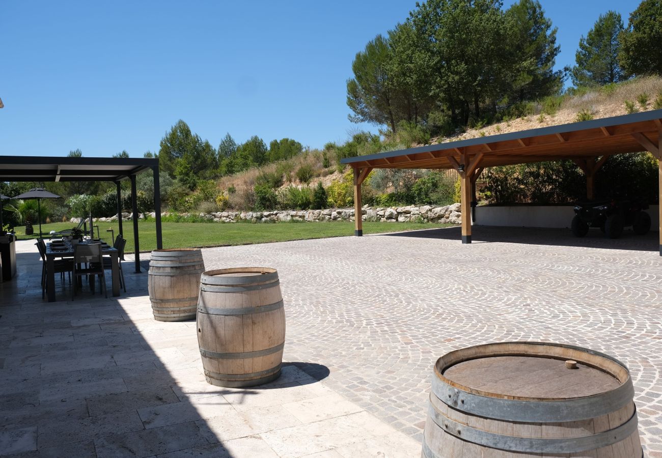 Villa à Saint-Cannat - Villa luxe climatisée piscine jolie vue Aix en Provence