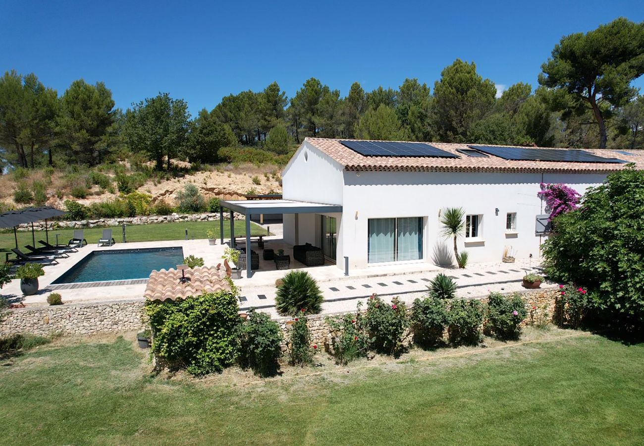 Villa à Saint-Cannat - Villa luxe climatisée piscine jolie vue Aix en Provence