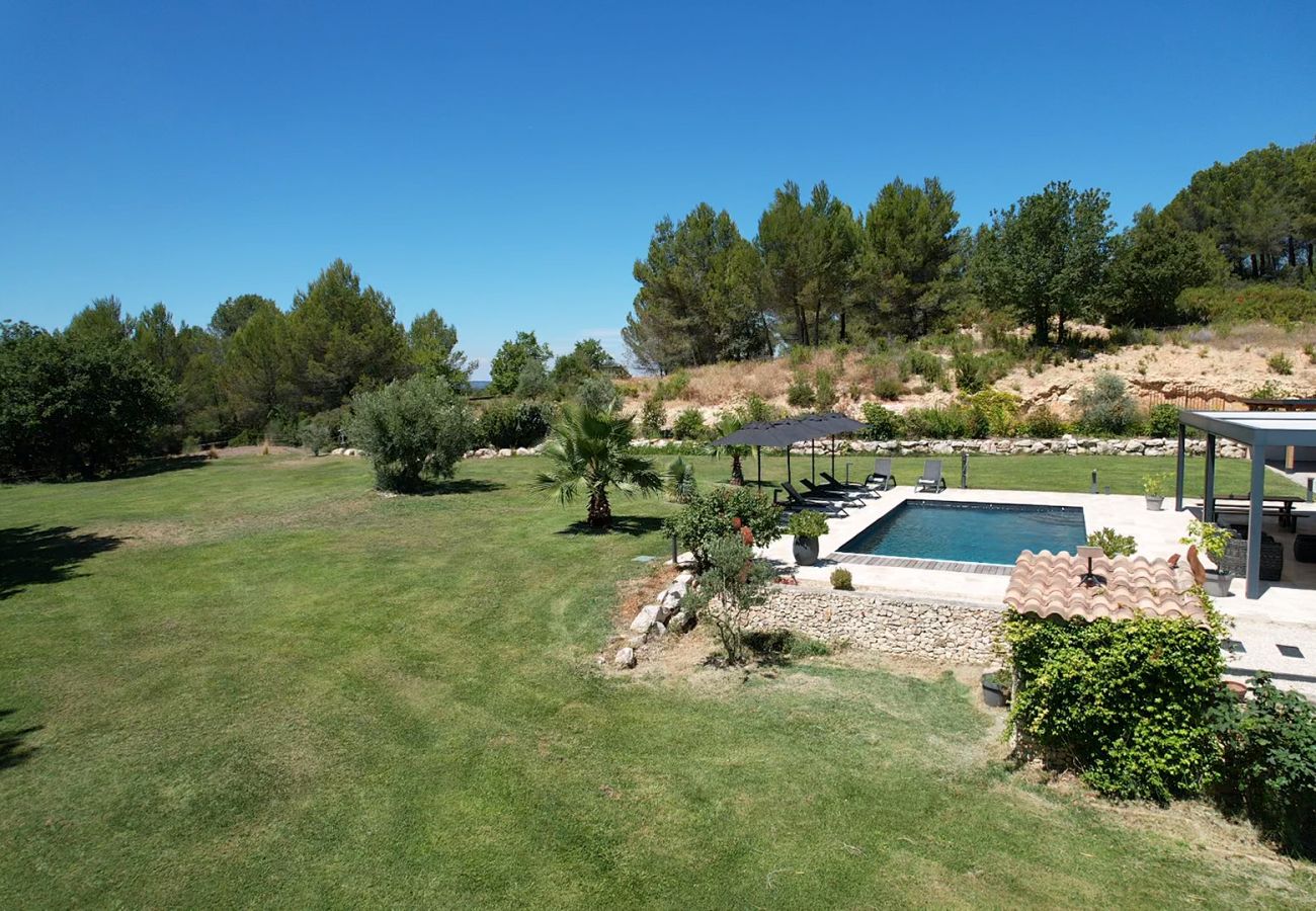 Villa à Saint-Cannat - Villa luxe climatisée piscine jolie vue Aix en Provence
