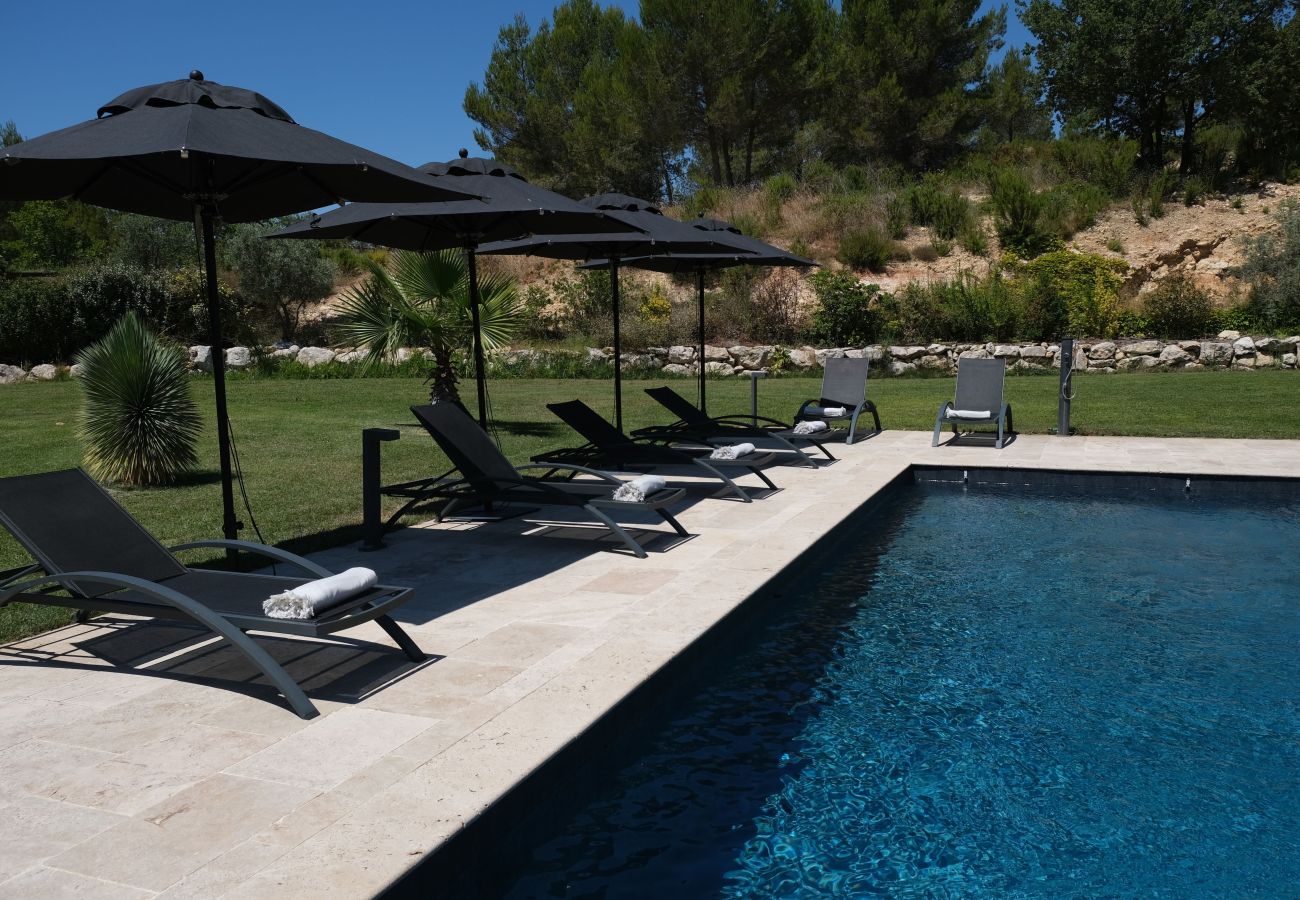 Villa à Saint-Cannat - Villa luxe climatisée piscine jolie vue Aix en Provence