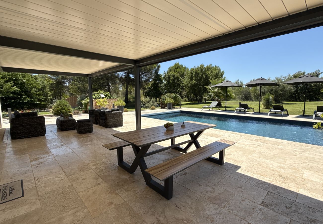 Villa à Saint-Cannat - Villa luxe climatisée piscine jolie vue Aix en Provence