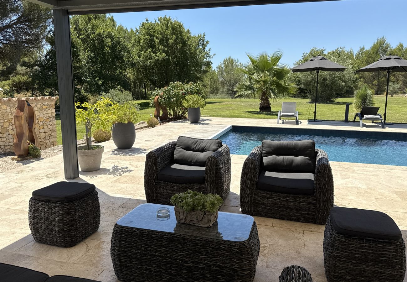 Villa à Saint-Cannat - Villa luxe climatisée piscine jolie vue Aix en Provence