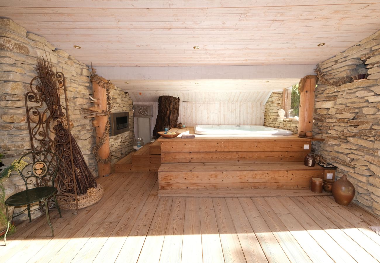 Villa à L´Isle sur la Sorgue - Mas Luxe Piscine chauffée Jacuzzi à L'Isle sur la Sorgue 