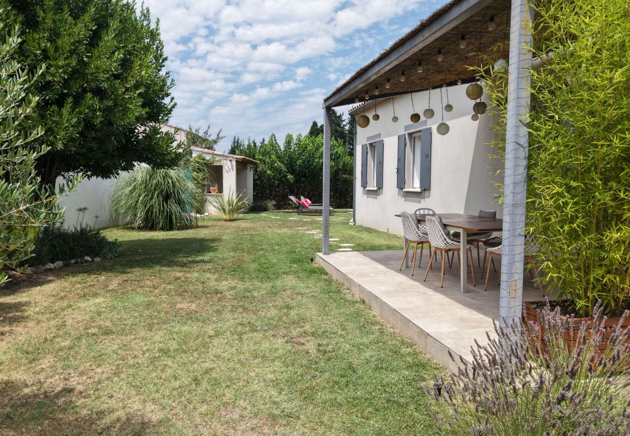 Maison à Plan-d´Orgon - location maison piscine Plan d'Orgon Alpilles 6 pers