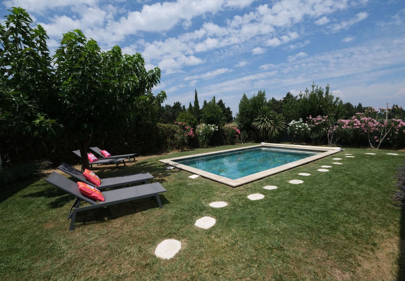 Maison à Plan-d´Orgon - location maison piscine Plan d'Orgon Alpilles 6 pers