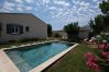 Maison à Plan-d´Orgon - location maison piscine Plan d'Orgon Alpilles 6 pers