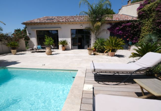 Villa à Mouriès - Cocon de rêve piscine hammam Mouries Alpilles 6 pers