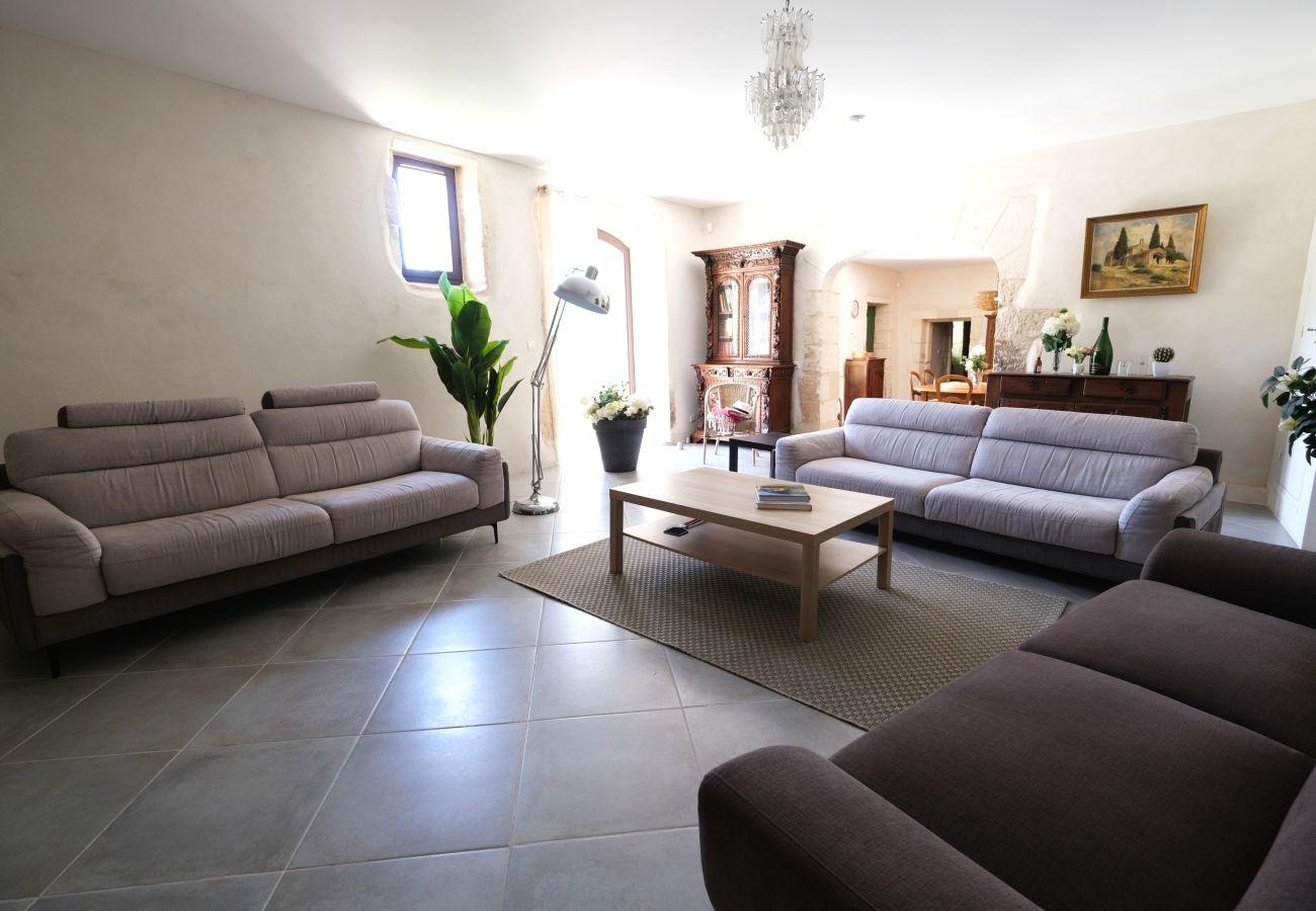 Villa à Maussane-les-Alpilles - Mas avec piscine, vue Maussane les Alpilles, 10 pers