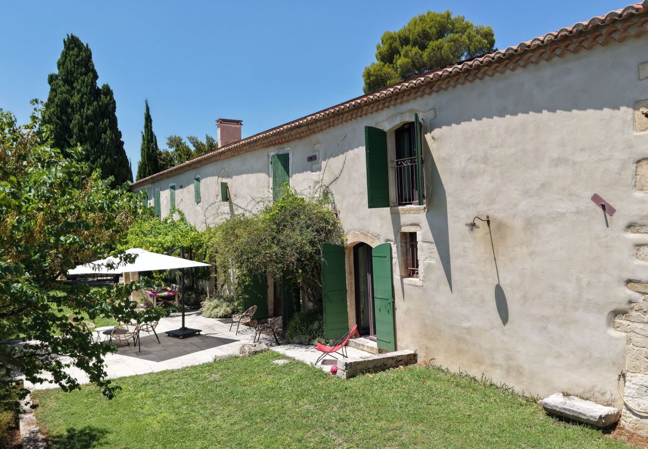 Villa à Maussane-les-Alpilles - Mas avec piscine, vue Maussane les Alpilles, 10 pers