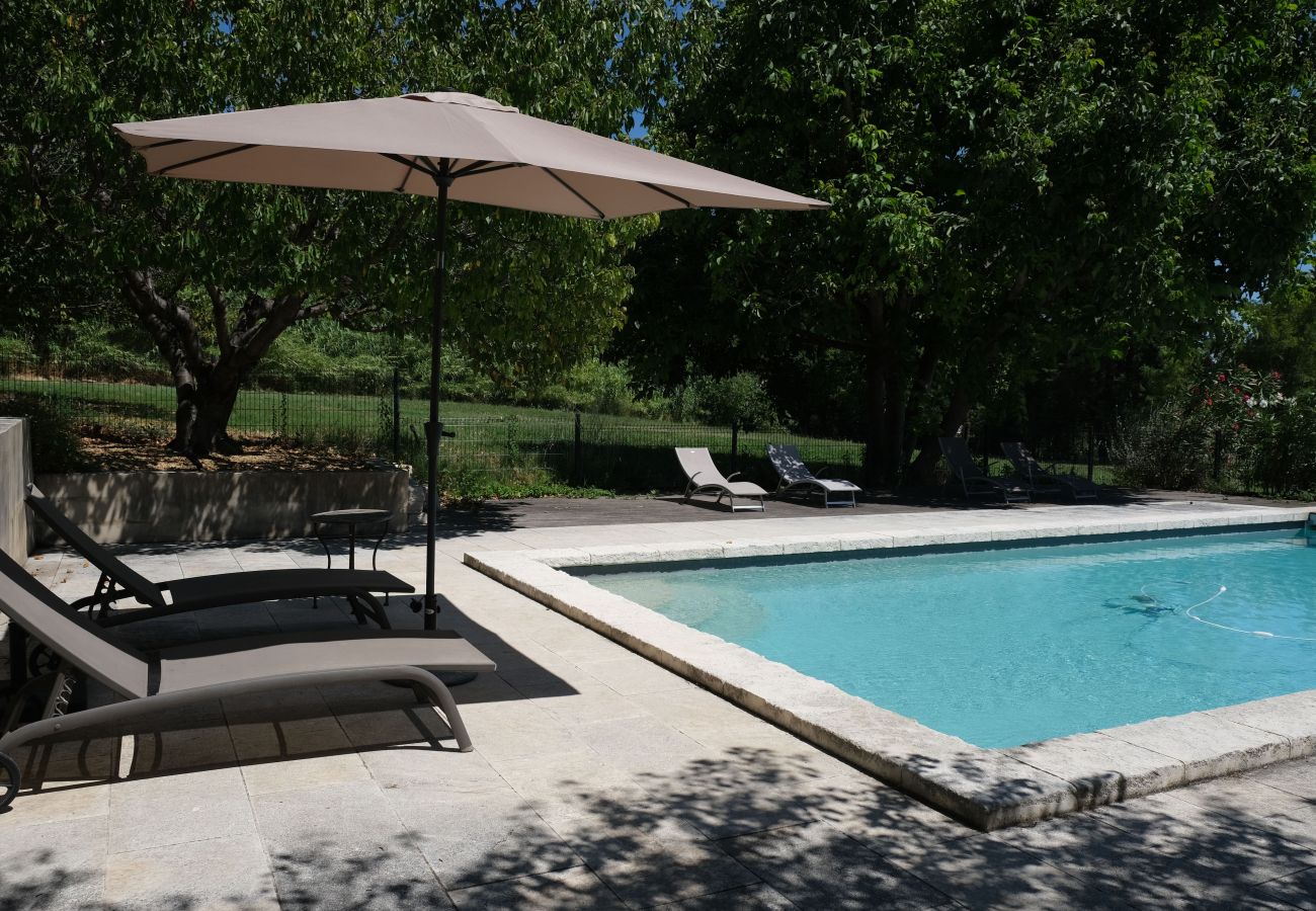Villa à Maussane-les-Alpilles - Mas avec piscine, vue Maussane les Alpilles, 10 pers